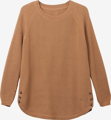 SHEEGO Sweater in Brown: front