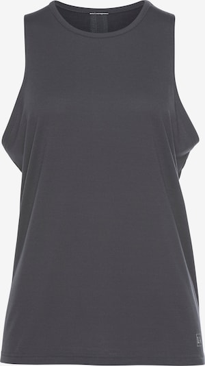 LASCANA ACTIVE Sporttopp 'LA Jersey Top' i antracit, Produktvy