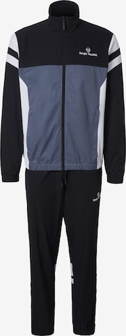 Completo per l'allenamento di Sergio Tacchini in nero: frontale