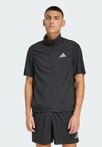 ADIDAS PERFORMANCE - Chaleco deportivo 'Adi365 Running Essentials' en negro: frente