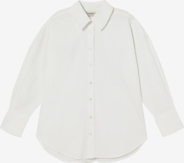 Thinking MU Blouse ' Carangi ' in White: front