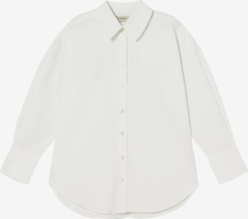 Thinking MU Blouse ' Carangi ' in White: front