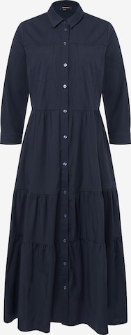 MORE & MORE Shirt Dress in Blue: front