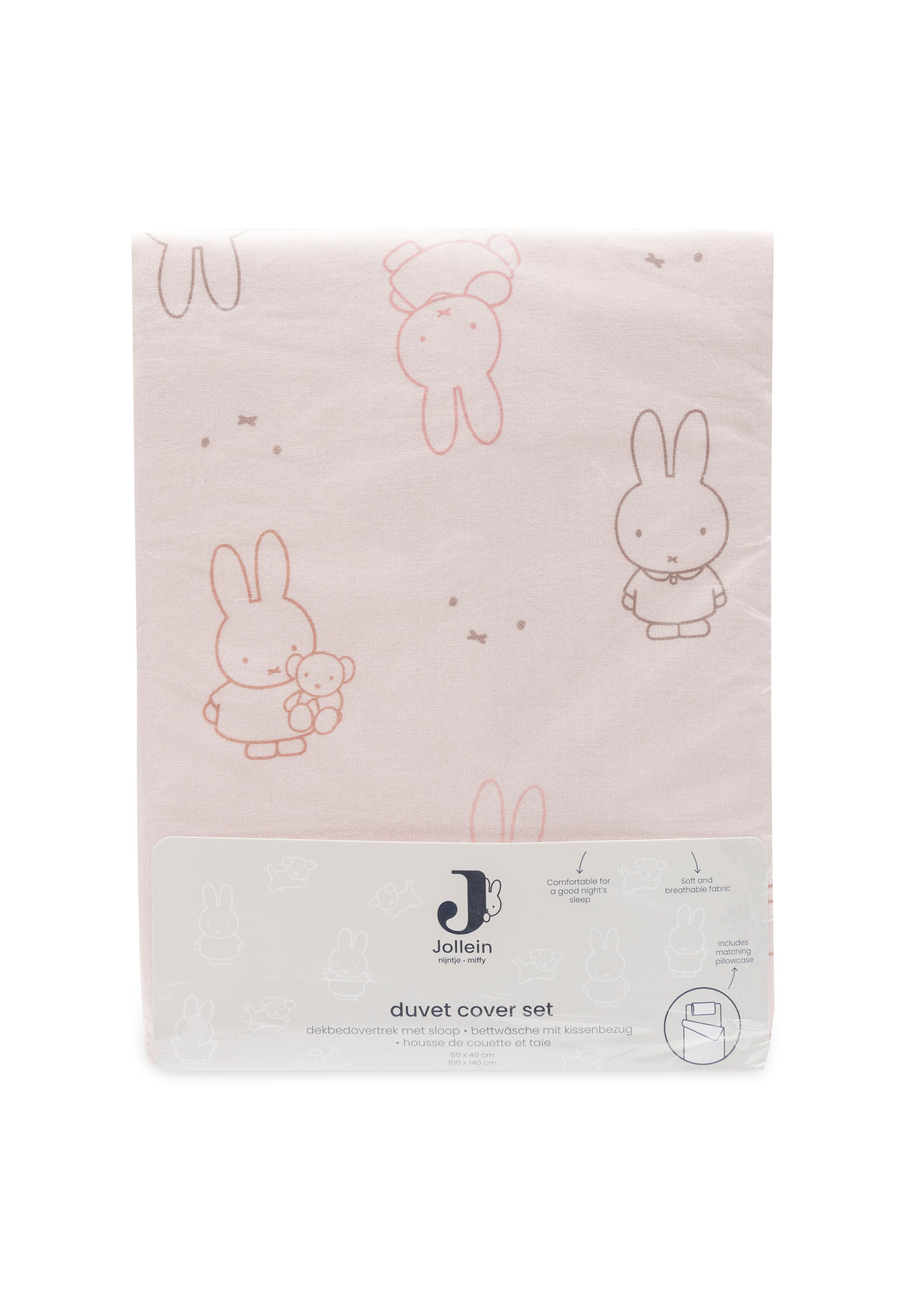 Jollein Bettwäsche Miffy in Pink