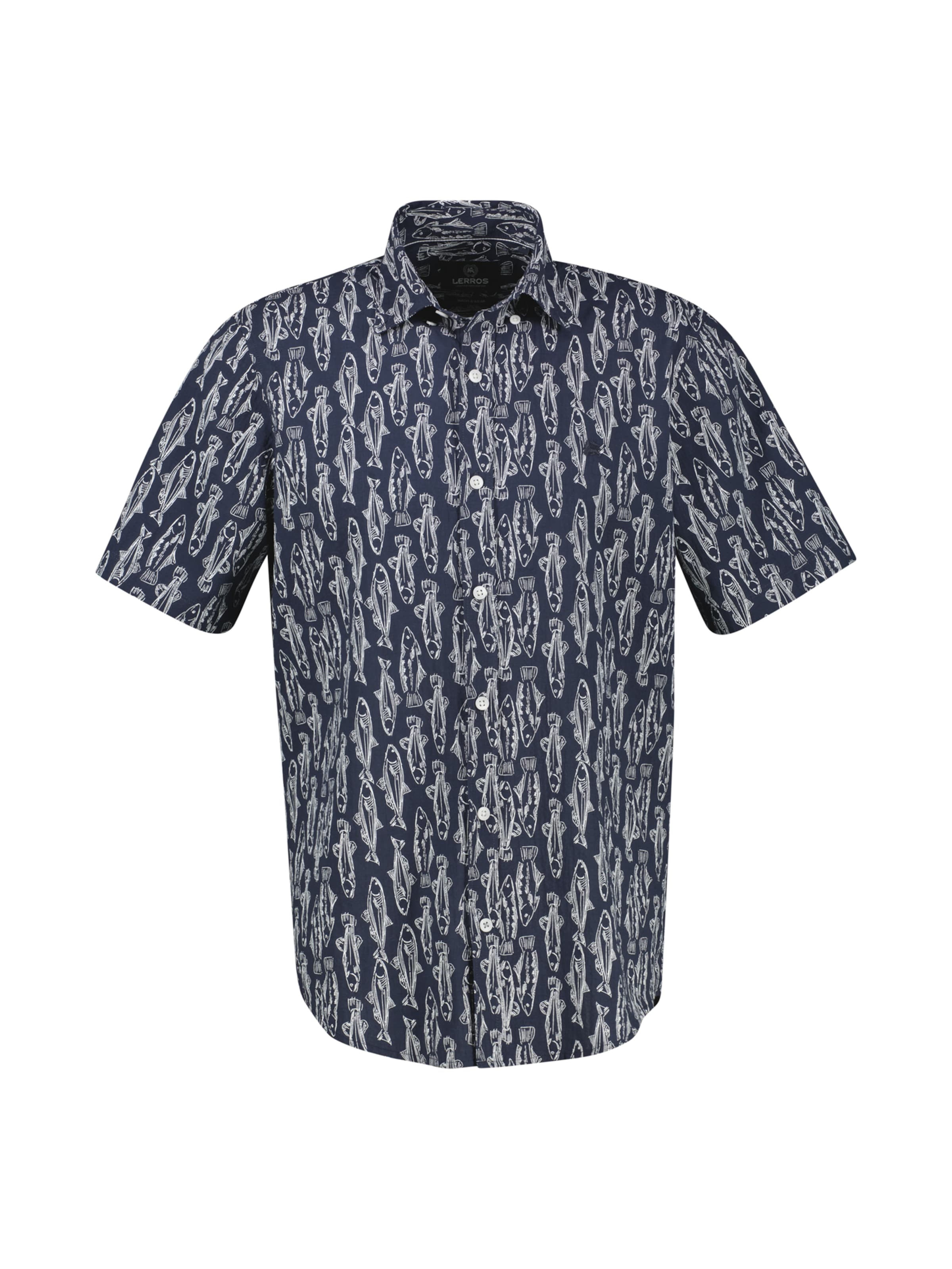 LERROS Regular fit Button Up Shirt in Blue