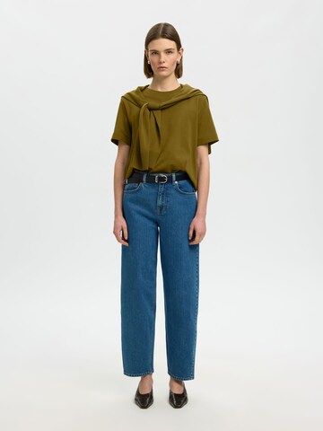 SELECTED Shirt 'SLFEssential' in Groen