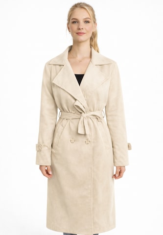 Elara Overgangsfrakke i beige: forside