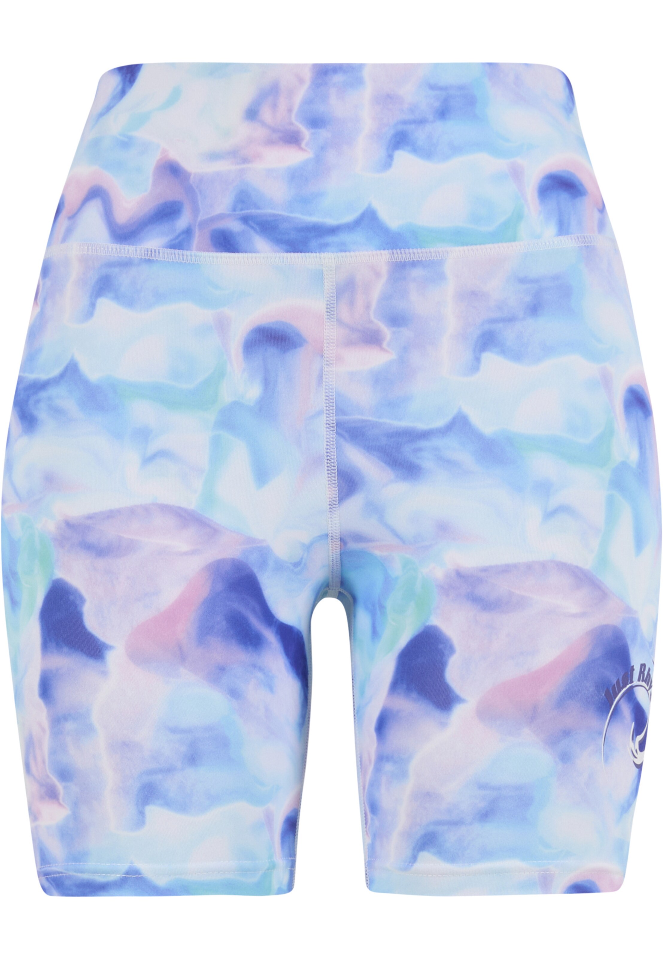 Just Rhyse Shorts in himmelblau / pastelllila / pastellrot / weiß, Produktansicht