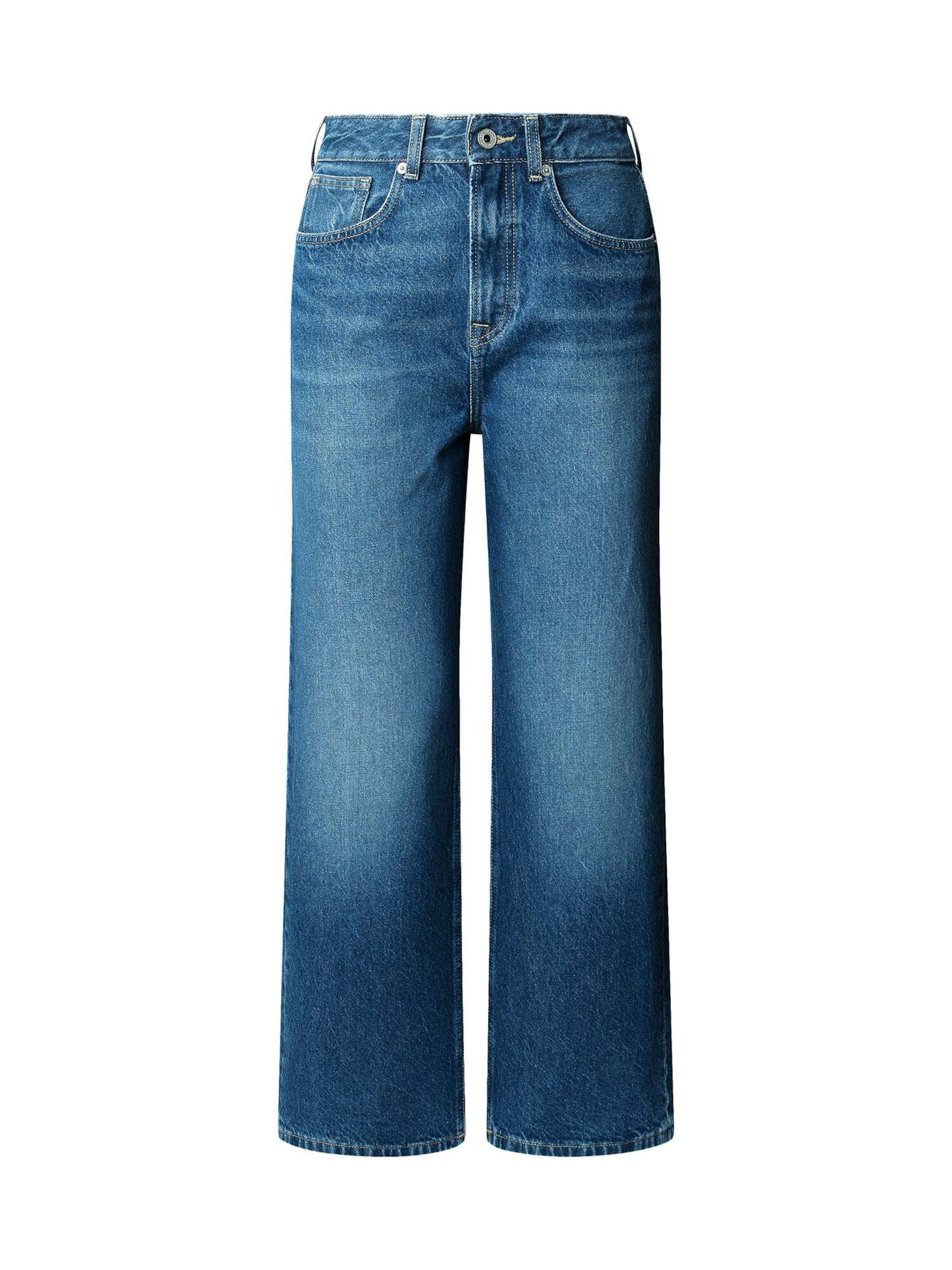 Pepe Jeans Wide leg Jeans in Blue: front