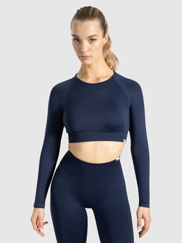 T-shirt fonctionnel 'Maysa' Smilodox en bleu : devant