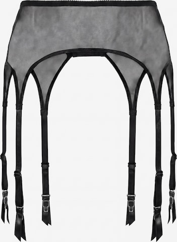 GLAMORY Jarretels 'Garter Belt Strumpfgürtel' in Zwart: voorkant