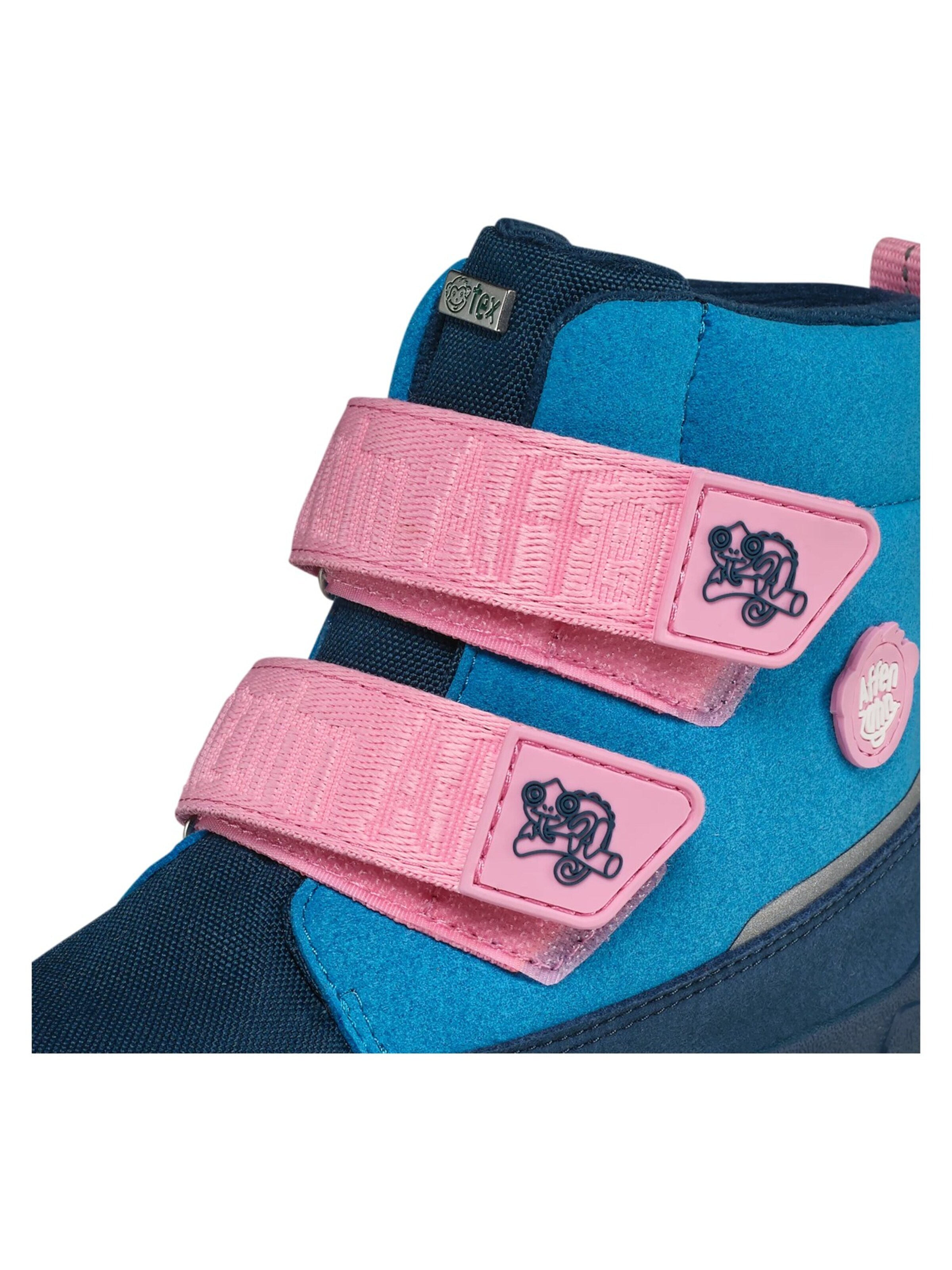 Affenzahn Boots 'Vegan Comfy Vegan Comfy' in Blue: front