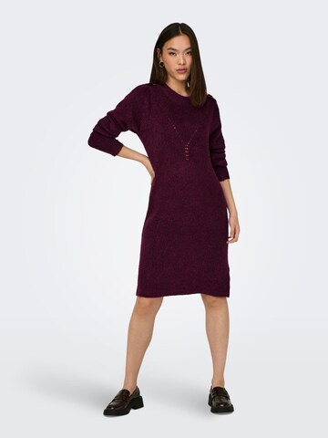 ONLY Knit dress 'CYRUS' in Red