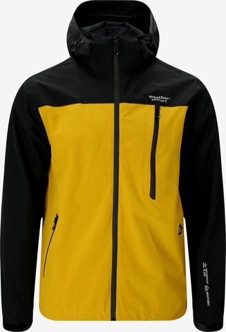 Weather Report Outdoor jacket 'DELTON' in Yellow: front