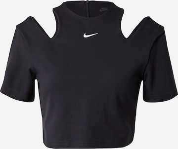 Nike Sportswear Majica | črna barva: sprednja stran