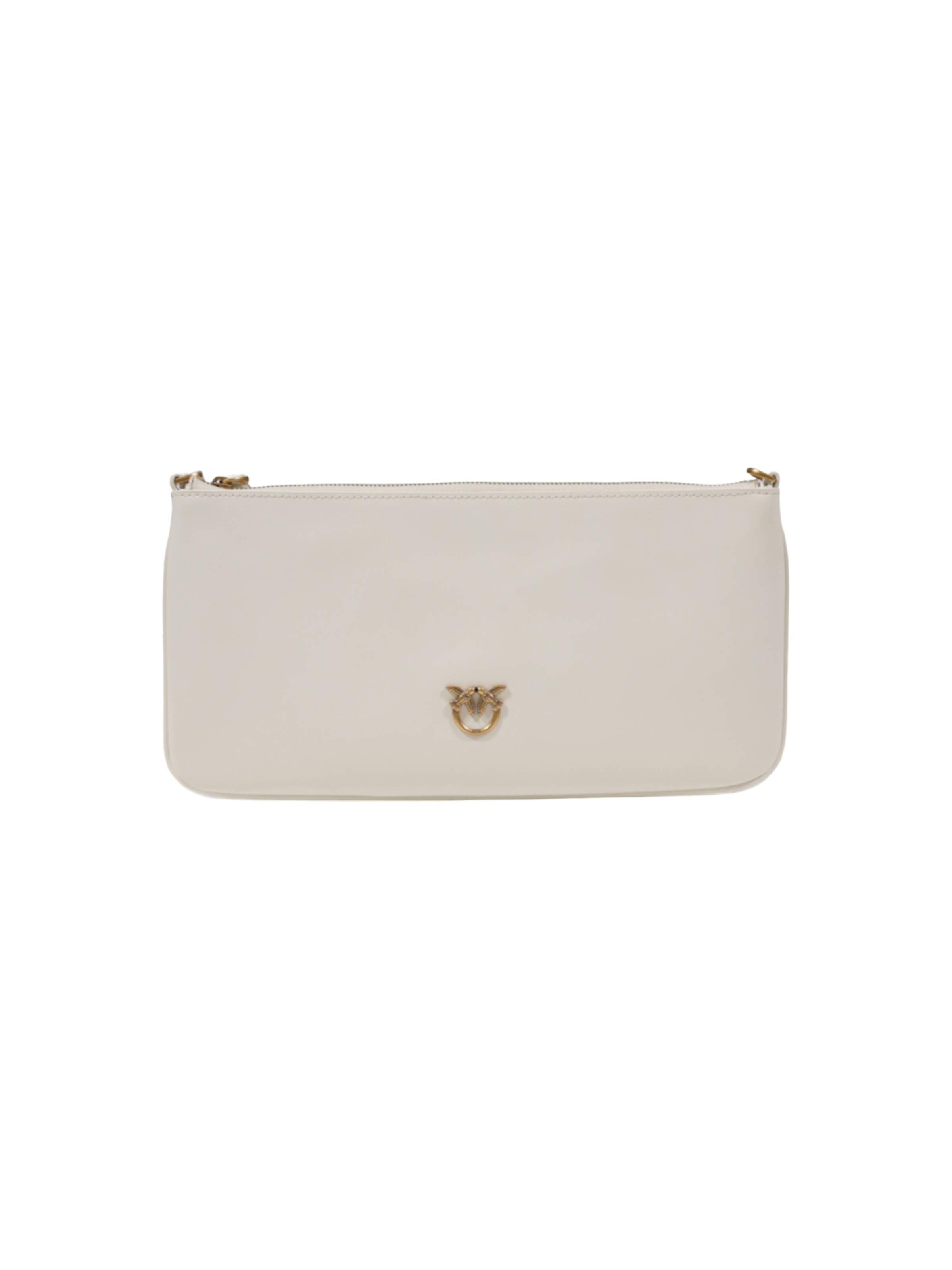 PINKO - Bolso saco 'HORIZONTAL FLAT VITELLO SETA 102747 A0F1' en blanco