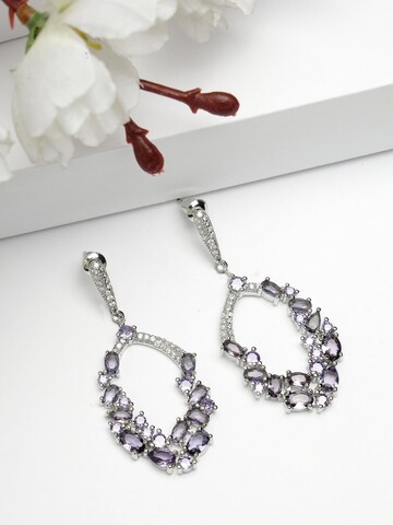 Boucles d'oreilles 'Beataka' AVANT-GARDE PARIS en violet