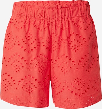 PIECES Broek 'PCVILDE' in Rood: voorkant