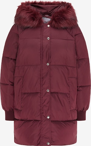 MYMO Χειμερινό παλτό σε κόκκινο: μπροστά