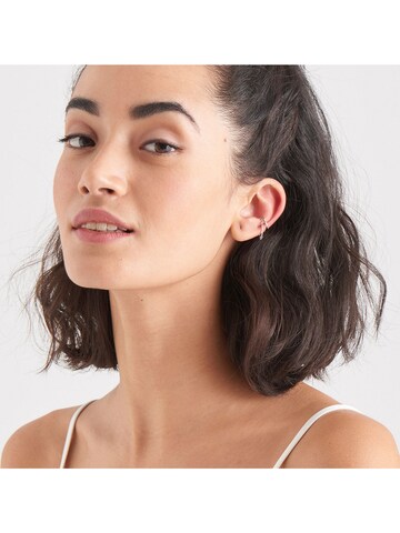 ANIA HAIE Earrings 'Drop Chain Cuff' in Silver: front