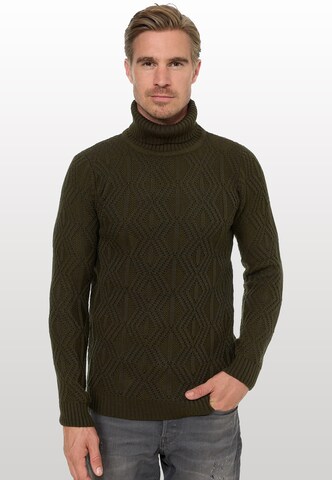 Rusty Neal Pullover in Braun: Vorderseite