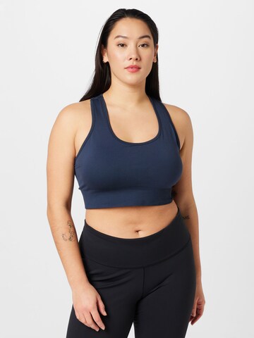 Bustino Reggiseno sportivo 'DAISY' di Only Play Curvy in blu: frontale