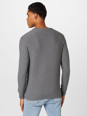 KnowledgeCotton Apparel Sweater 'FORREST' in Grey