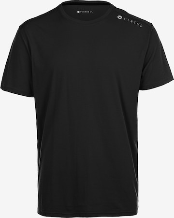 Virtus Performance Shirt 'Launcher' in Black: front