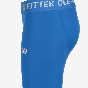 OUTFITTER Skinny Sportunterhose in Blau