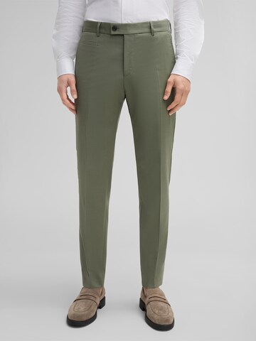 Skinny Pantalon à plis 'Kyle' STRELLSON en vert : devant