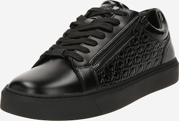 Calvin Klein - Zapatillas deportivas bajas en negro: frente