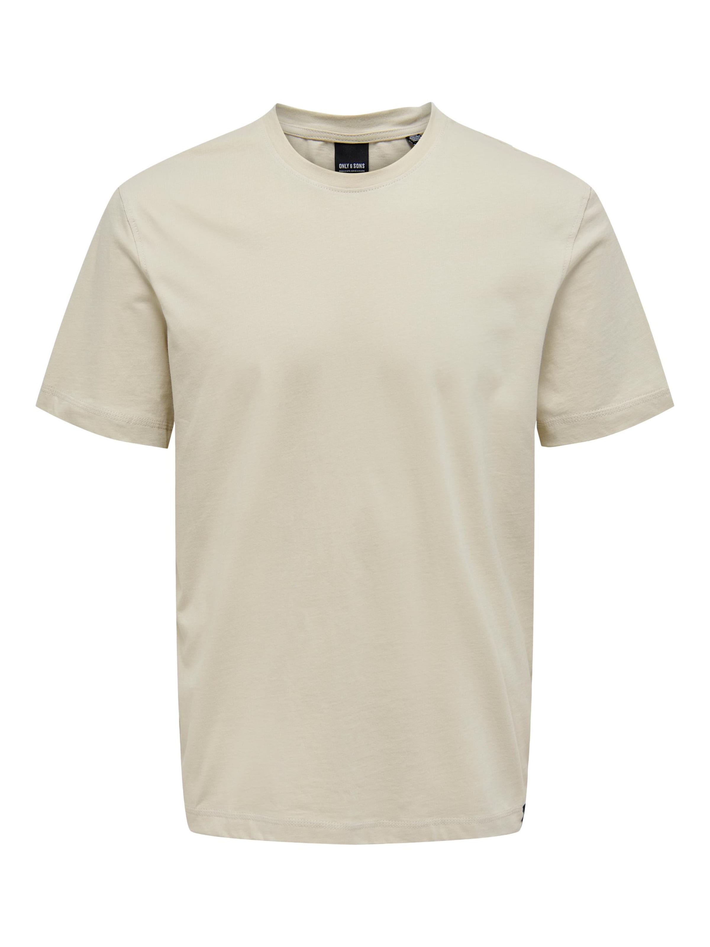 T-Shirt 'Max' Only & Sons en beige : devant
