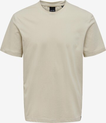 T-Shirt 'Max' Only & Sons en beige : devant