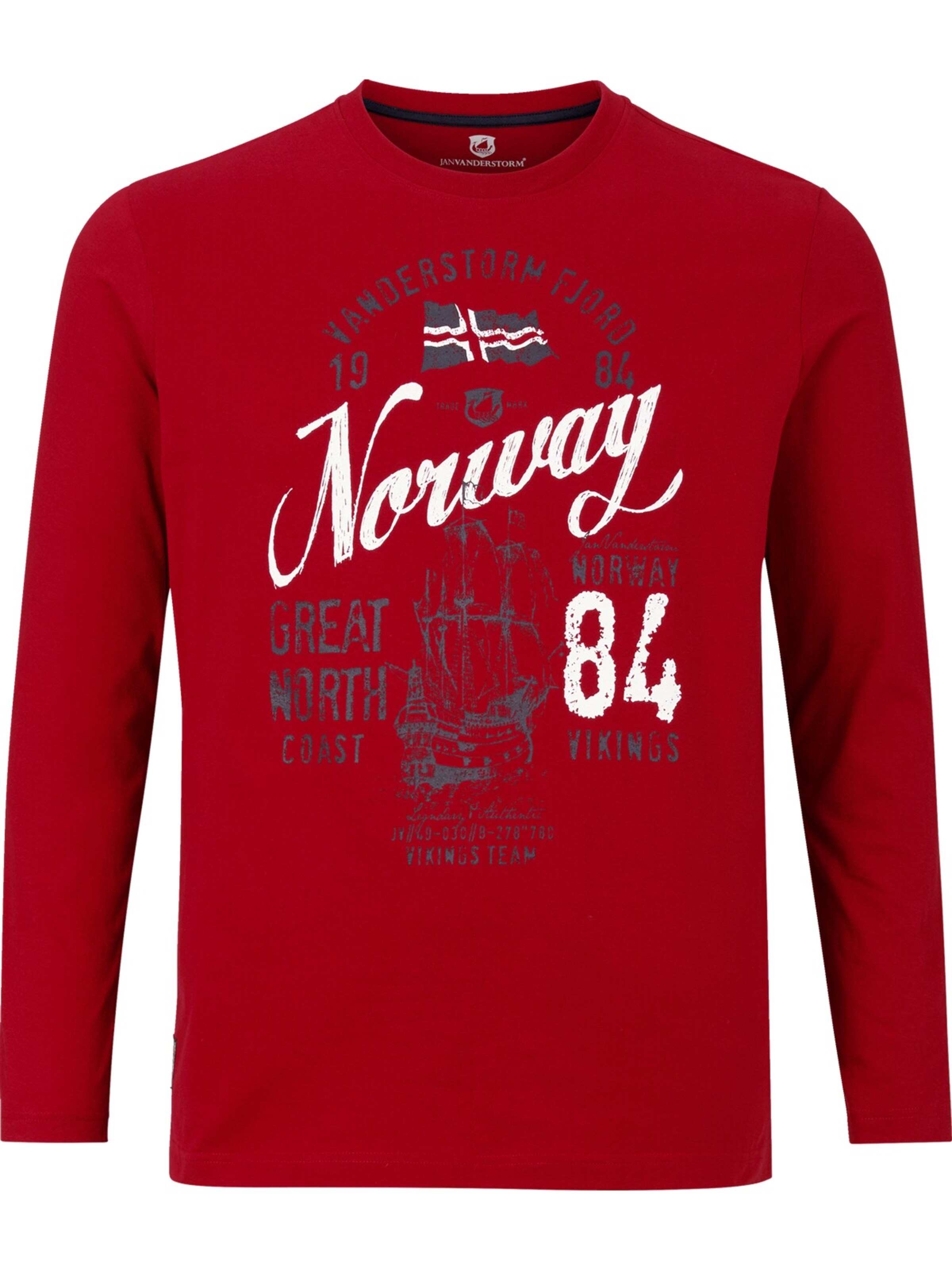 Jan Vanderstorm Shirt ' Nielson ' in Red: front