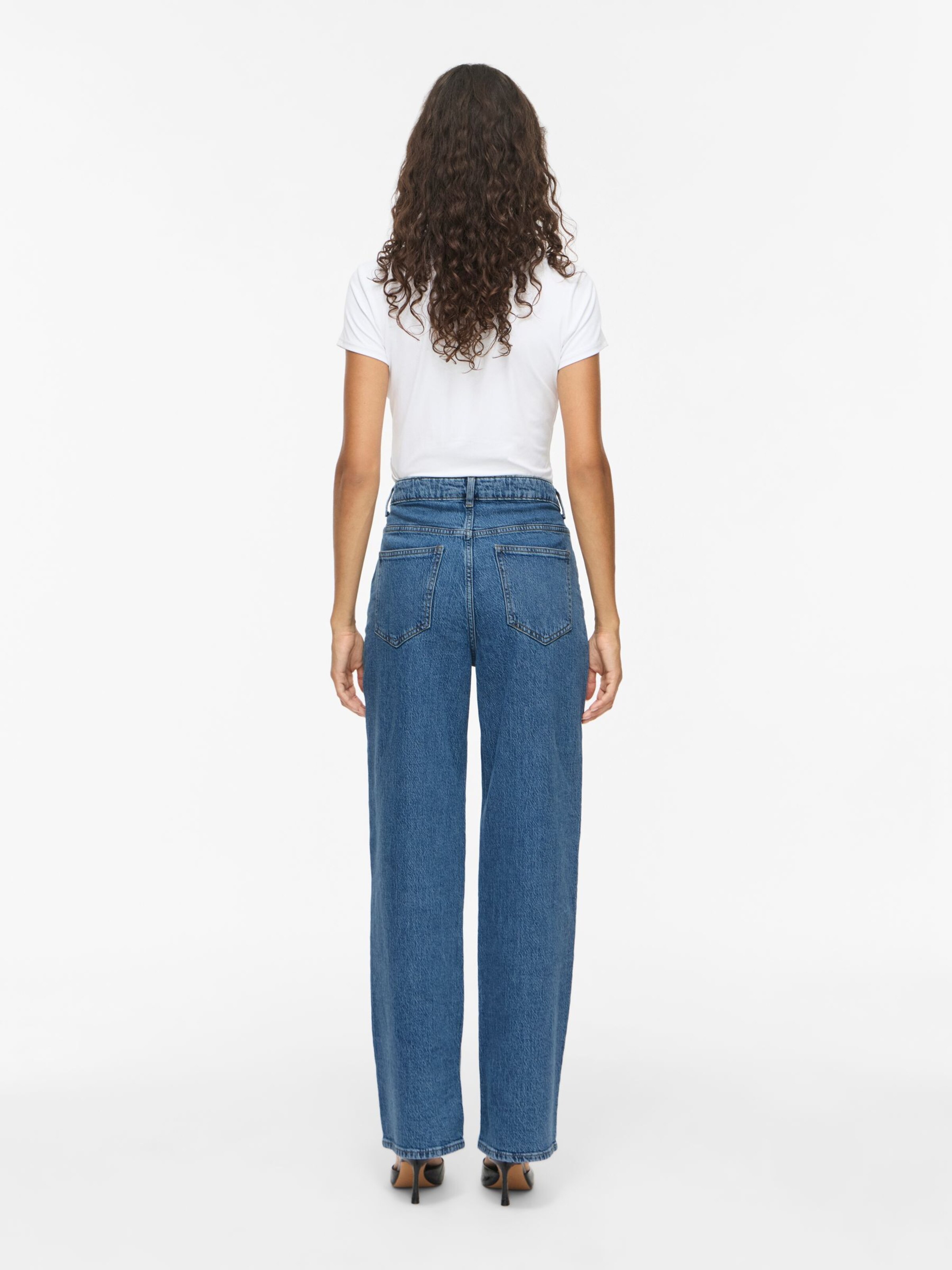 VILA - Loosefit Vaquero en azul