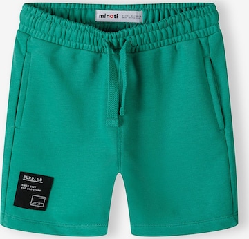 MINOTI Püksid, värv roheline: eest vaates