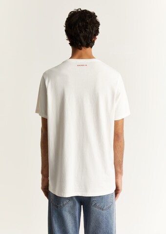 Scalpers T-Shirt 'Cherry' in Weiß