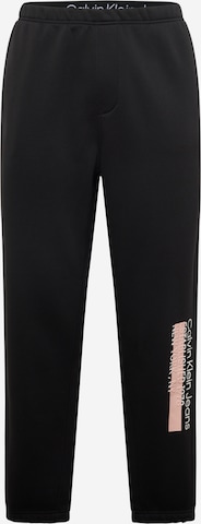 Calvin Klein Jeans Tapered Pants in Black: front