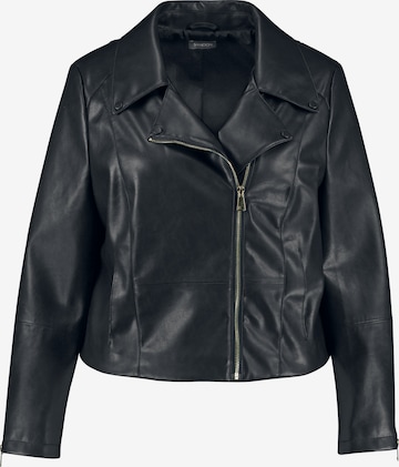 SAMOON Between-Season Jacket in Black: front