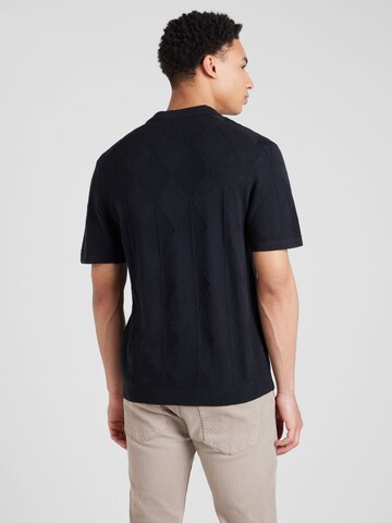 Abercrombie & Fitch Poloshirt 'DATE NIGHT' in Schwarz