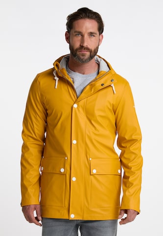 DreiMaster Maritim Weatherproof jacket in Yellow: front