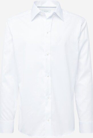 ETON Slim fit Button Up Shirt in White: front