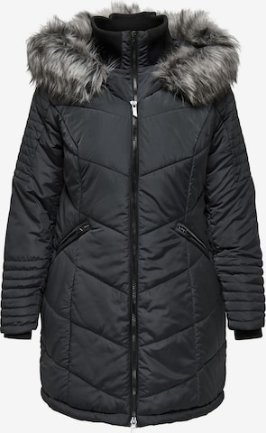 ONLY Carmakoma Winterjacke in Grau: Vorderseite