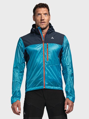 Veste outdoor Schöffel en bleu : devant