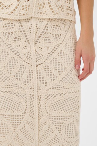 SOAKED IN LUXURY Nederdel 'SLAnamy' i beige