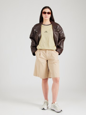 LTB Koszulka oversize w kolorze żółty