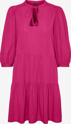 VERO MODA Платье 'VMPretty' в Ярко-розовый: спереди