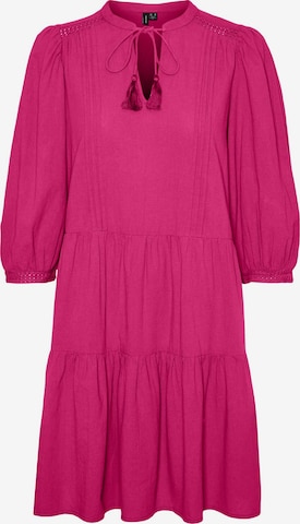 VERO MODA Jurk 'PRETTY' in Roze: voorkant