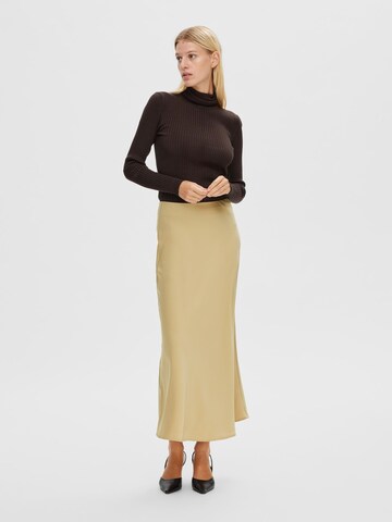 SELECTED FEMME Skirt in Beige