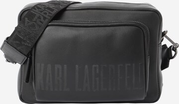 Karl Lagerfeld Skuldertaske 'Felix' i sort